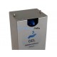 Hydroalcoholic melamine gel dispenser. Foot operated